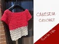 Camiseta a crochet