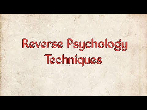 How To Practice Reverse Psychology - YouTube