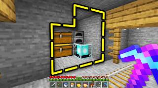 The Most RISKY Secret Base in Minecraft Hide or Hunt...