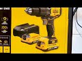 stanley fatmax sbd715 cordless brushless hammer drill 20v unboxing