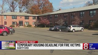 Temporary housing deadline Friday for Hartford fire victims