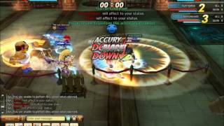 Dragon Saga (Dragonica) PvP: Stacked Dragoon Vs. Gladiator, Myrmidon, and Overlord.