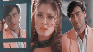 Kitna Haseen Chehra 4K Status || Ajay Devgan,Raveena Tandon || DHARMESH OFFICIAL