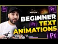 Text Animations Anyone Can Do | Premiere Pro Tutorial