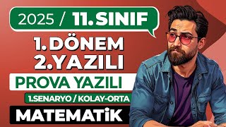 11.Sınıf 1.Dönem 2.Yazılı Provası | 1. Senaryo | 12.Sınıf Matematik