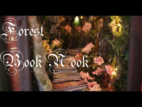 I Made A Magical Forest "Book Nook"! - YouTube