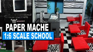 Monster High Cardboard and Paper Mache School House