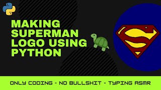 Making superman logo using python || coding status ||#shorts #python #coding #programming#html#code