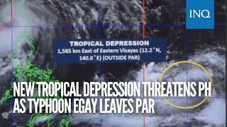 New tropical depression threatens PH as Typhoon Egay leaves PAR