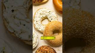 How to make classic Bagel with  cream cheese  🥯 🧀#health#morning#breakfast# quickrecipe##bagelrecipe