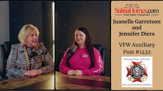 Juanelle Garretson (SalinaHomes.com) and Jennifer Diers - VFW Auxiliary Post #1432