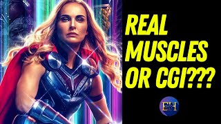 Did Natalie Portman build muscle for Thor Love and Thunder or is it CGI? Jane Foster Workout routine