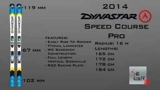 2014 Dynastar Speed Course Pro 레이스 스키 Ski Equipment Review