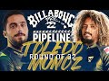 Filipe Toledo vs Carlos Munoz | Billabong Pro Pipeline 2023 - Round of 32 Heat Replay