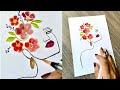 Easy Floral Painting for Beginners | Relaxing Art | Art Therapy  - Paintastic Arts