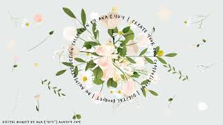 Animated Digital Bouquet | Floral \u0026 Foliage Wreath Maker by ana \u0026 yvy