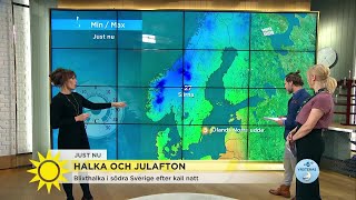 Första julprognosen är klar - så blir vädret hos dig till jul - Nyhetsmorgon (TV4)