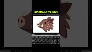 The Secret Wild Boar Symbol Hidden in Microsoft Word | Kishor Mint #msword