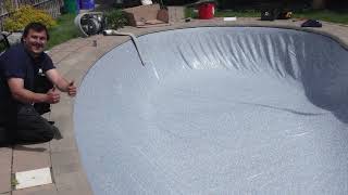 Mirage Pools - Vinyl Liner Install - Latham Liner, Reef