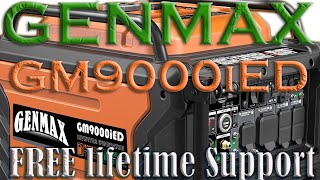 GENMAX GM9000iED Portable Inverter Generator 9000W Gas Propane Powered Engine Review