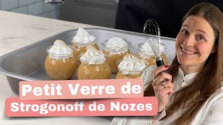 RECEITA DE DOCES FINOS: Petit Verre de Strogonoff de Nozes