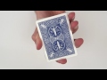 bicycle maiden back blue playing cards deck review display