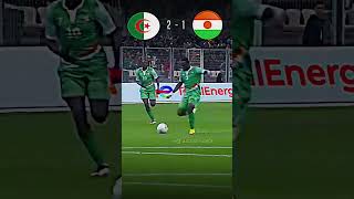 ملخص مباراة الجزائر 2-1 النيجر