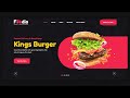 Create a Responsive Restaurant/Food Website with HTML CSS and JavaScript - Part 2