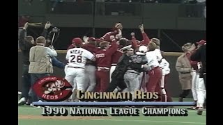 Reds win the NL Pennant - 1990 NLCS Game 6: Pirates at Cincinnati Reds full digital game