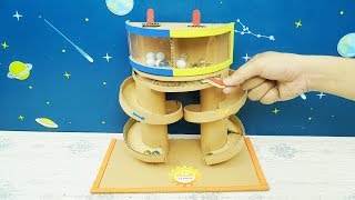 DIY - How to Build Marble Run Round Game from Cardboard - Easy Cardboard Crafts