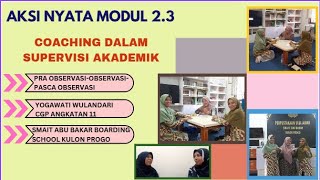 Coaching untuk supervisi akademik full