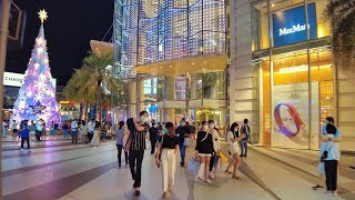 Bangkok Siam Paragon Mall During Christmas, Eating at Siam Square One