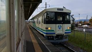 阿武隈急行8100系車両　梁川駅