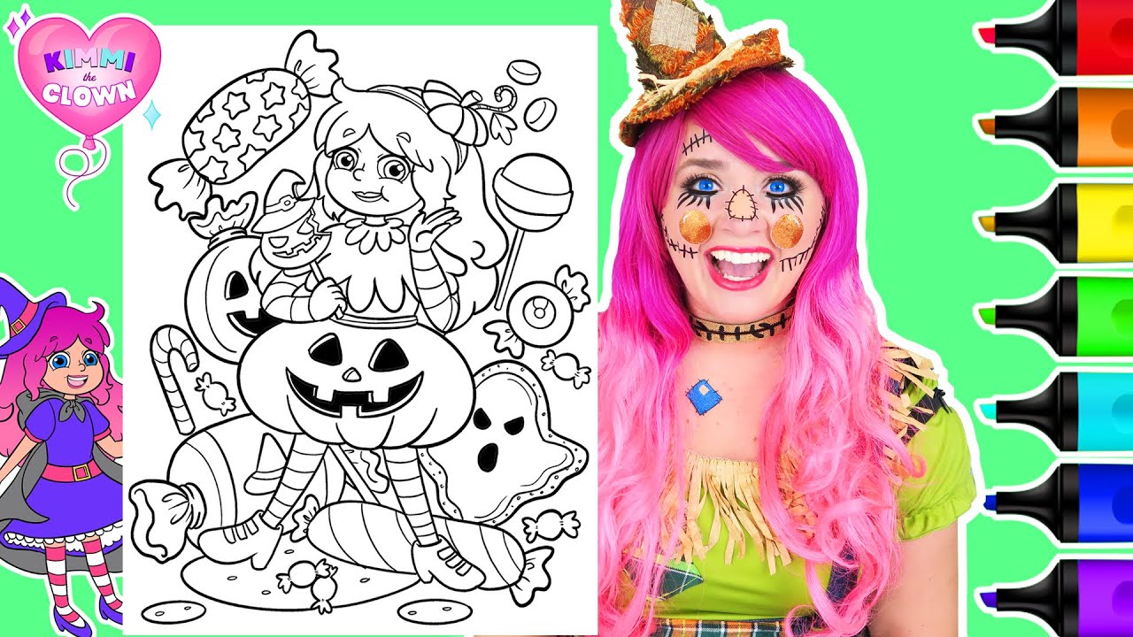 Kimmi The Clown Coloring Pages Printable 2025
