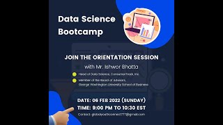 Data Science Bootcamp: Orientation Session