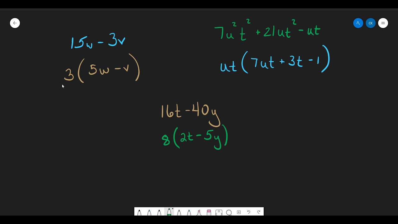 Factoring By GCF And By Grouping - YouTube