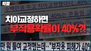 치아교정 부작용 때문에 걱정되시는 분들은...