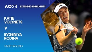 Katie Volynets v Evgeniya Rodina Extended Highlights | Australian Open 2023 First Round