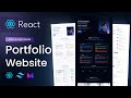 Build a Modern Developer Portfolio with React, Tailwind CSS & Framer Motion