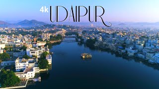 UDAIPUR 4K Drone Tour | Stock Footage Udaipur | Rajasthan
