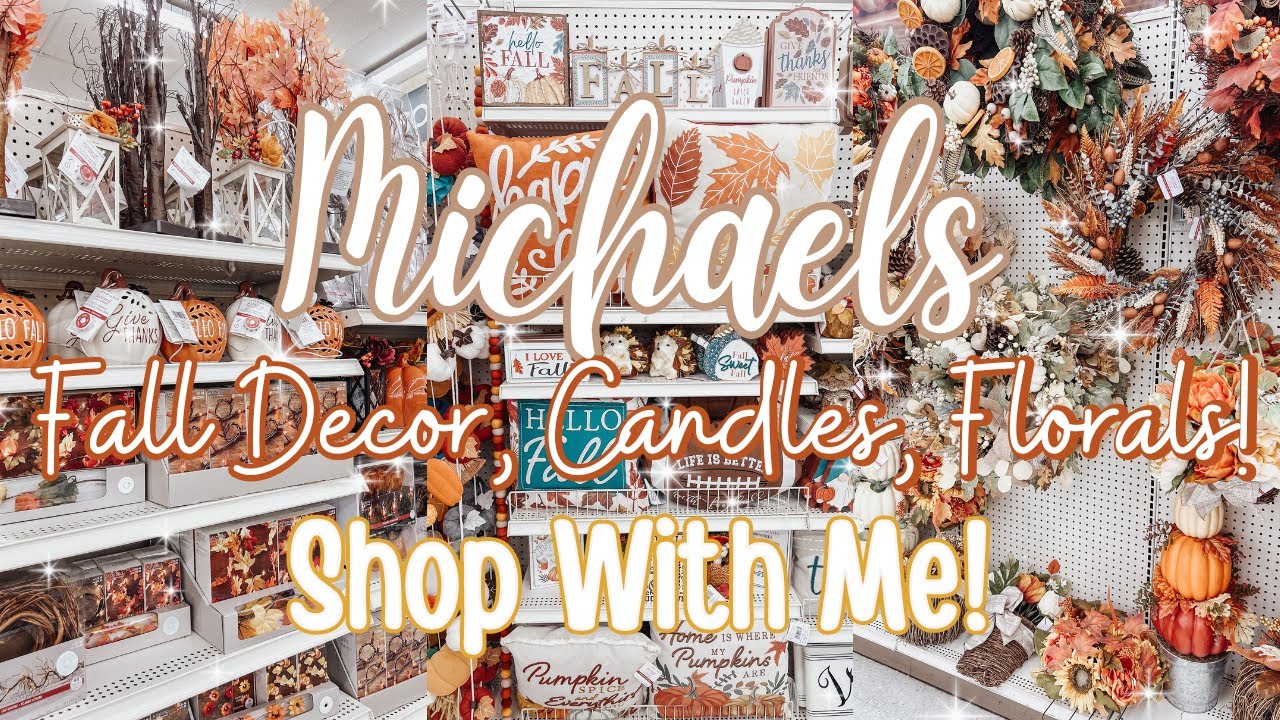 MICHAELS Fall Decor Shop With Me 2023! Fall Decor, Candles, Wreaths ...