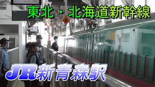 【新青森駅】東北・北海道新幹線の発着シーン　2021/5/23