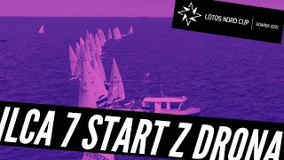 ILCA 7 (Laser Standard) z Drona - regaty LOTOS Nord CUP Gdańsk 2021