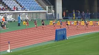 ジュニアオリンピック陸上2017・女子B100m準決勝3組2着＋2