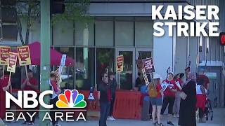 Thousands of Kaiser nurses, mental health therapists go on one-day strike