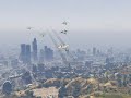 ireani fighter jet drone helicopters attack on isreali base convey in gta 5