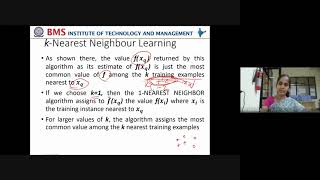 Instance Based Learning - M5 - L10