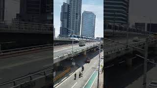 MRT-3 CKD Tatra train meets at Quezon Avenue