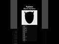 Drawing Black Panther with Turtle! #shorts #Python