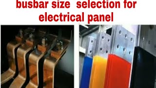 panel bus bar size calculation